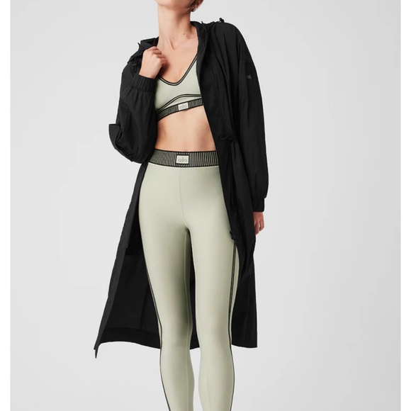 ALO Yoga Summer Nights Lightweight Coat Jacket Black Large NWT - Picture 9 of 9